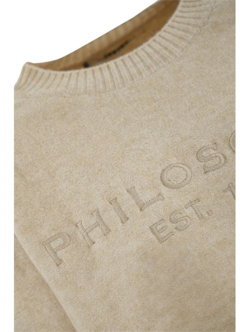 Maglione in lana con ricamo logo Philosophy di Lorenzo Serafini | A0928 57020004